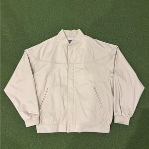 Haband Men's Tan Bomber Jacket